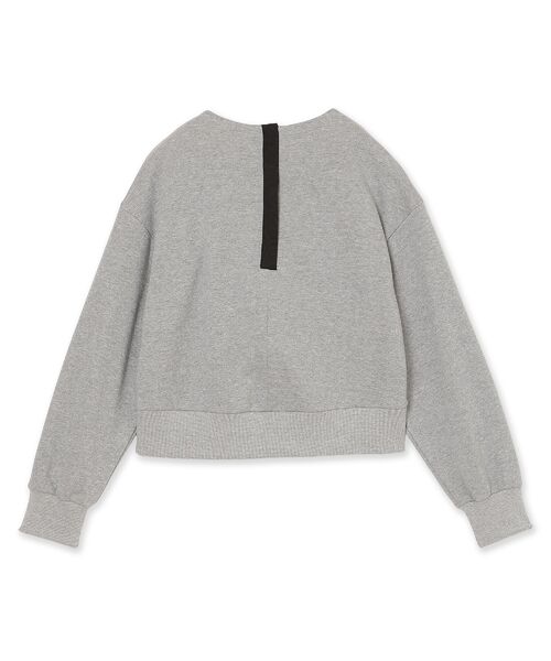 Rose Tiara / ローズティアラ カットソー | アシンメトリーショルダータックラメスウェット | 詳細13