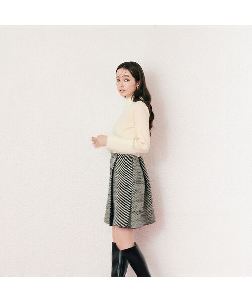 Rose Tiara / ローズティアラ ニット・セーター | シャギーMIXリブニットプルオーバー | 詳細2