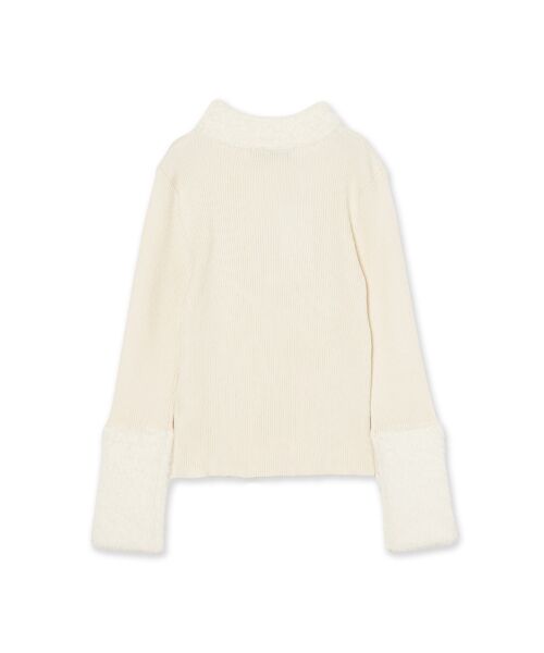 Rose Tiara / ローズティアラ ニット・セーター | シャギーMIXリブニットプルオーバー | 詳細17