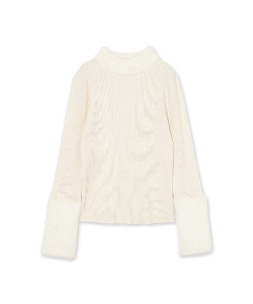 Rose Tiara / ローズティアラ ニット・セーター | シャギーMIXリブニットプルオーバー | 詳細16