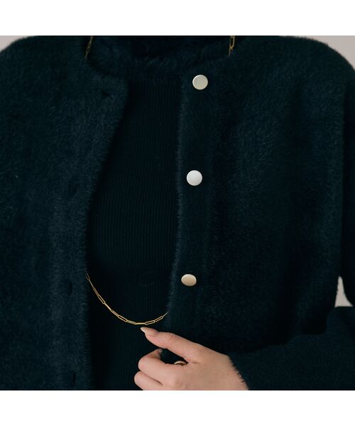 Rose Tiara / ローズティアラ ニット・セーター | シャギーニットカーディガン | 詳細12
