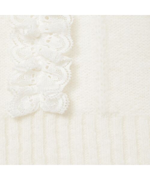 Rose Tiara / ローズティアラ ニット・セーター | フリルレースラインニットプルオーバー | 詳細17