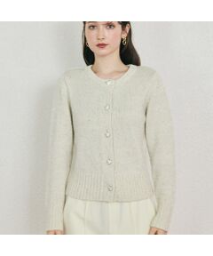 Rose Tiara / ローズティアラ ニット・セーター | MIXラメニットカーディガン