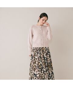 Rose Tiara / ローズティアラ ニット・セーター | MIXラメニットカーディガン