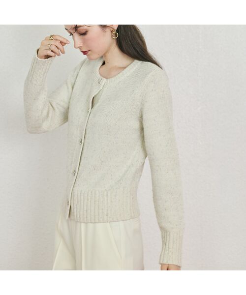 Rose Tiara / ローズティアラ ニット・セーター | MIXラメニットカーディガン | 詳細2