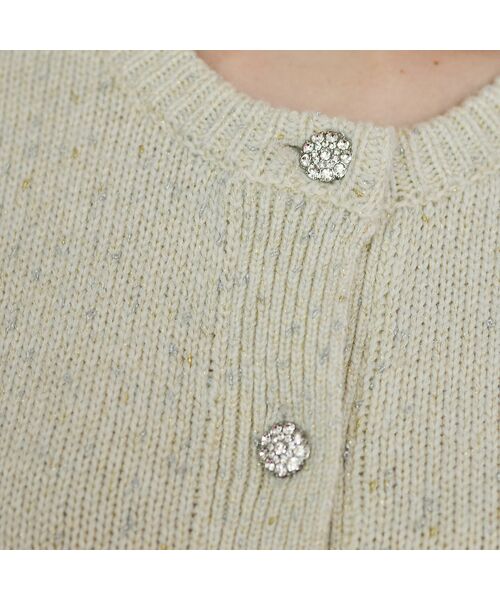 Rose Tiara / ローズティアラ ニット・セーター | MIXラメニットカーディガン | 詳細4