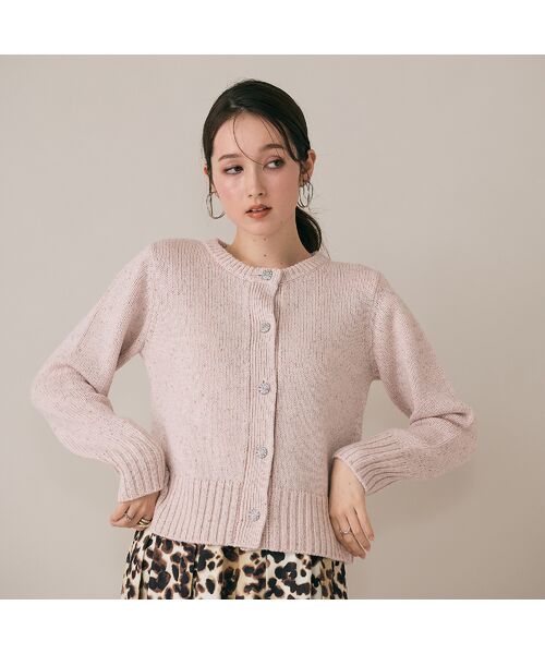 Rose Tiara / ローズティアラ ニット・セーター | MIXラメニットカーディガン | 詳細6