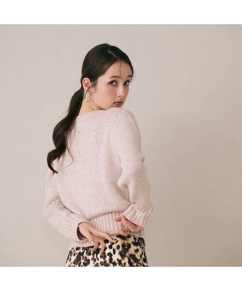 Rose Tiara / ローズティアラ ニット・セーター | MIXラメニットカーディガン | 詳細8