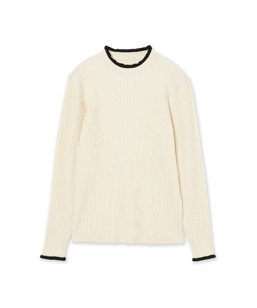 Rose Tiara / ローズティアラ ニット・セーター | バイカラーラインリブニット | 詳細10