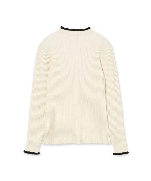 Rose Tiara / ローズティアラ ニット・セーター | バイカラーラインリブニット | 詳細11