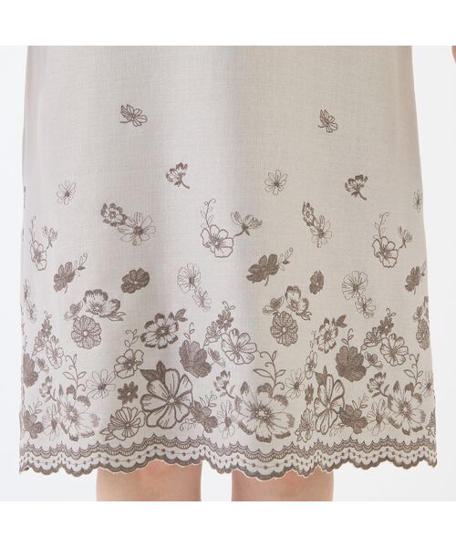 Rose Tiara / ローズティアラ ミニ丈・ひざ丈ワンピース | 吹上刺繍ワンピース | 詳細14