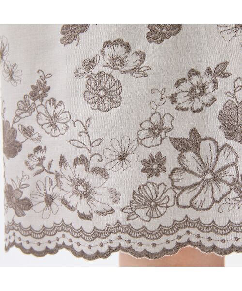 Rose Tiara / ローズティアラ ミニ丈・ひざ丈ワンピース | 吹上刺繍ワンピース | 詳細15