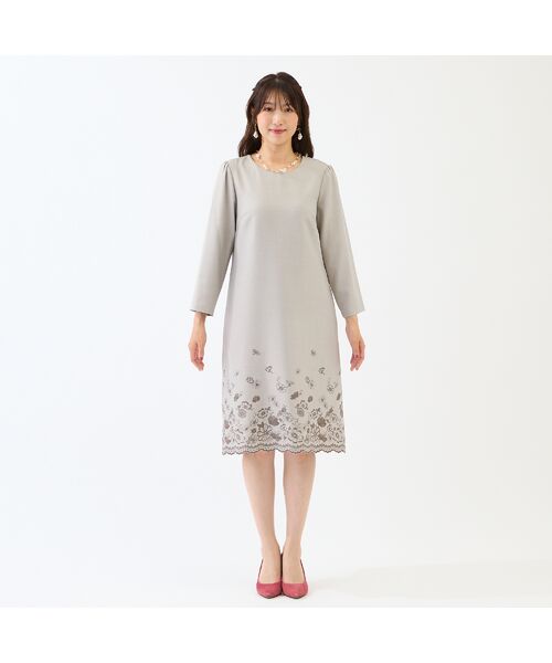 Rose Tiara / ローズティアラ ミニ丈・ひざ丈ワンピース | 吹上刺繍ワンピース | 詳細5