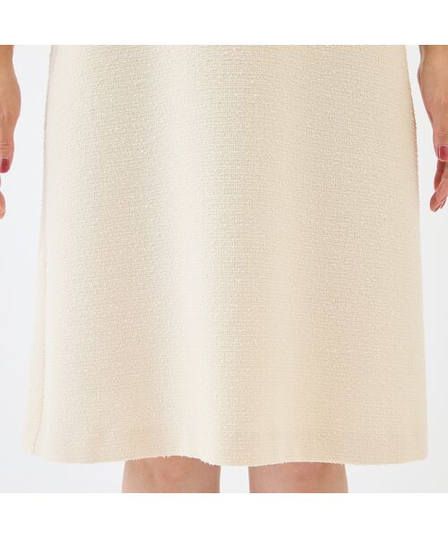 Rose Tiara / ローズティアラ ミニ丈・ひざ丈ワンピース | フロントリボンループツイードワンピース | 詳細15