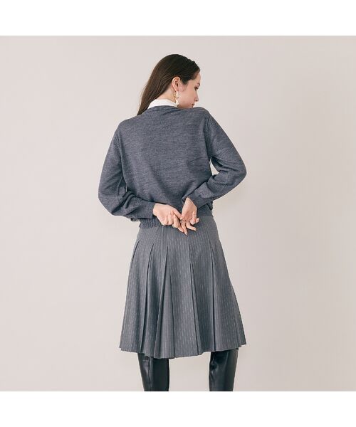 Rose Tiara / ローズティアラ ニット・セーター | アーガイルリボンタイ付きニットプルオーバー | 詳細4