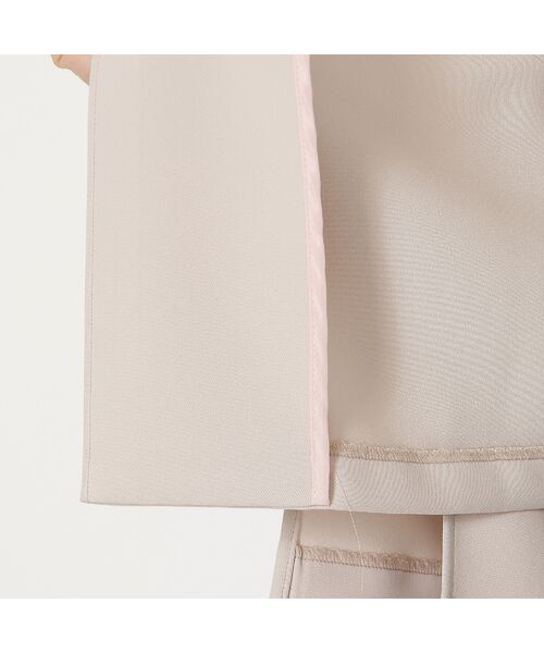 Rose Tiara / ローズティアラ ノーカラージャケット | 【接触冷感/シワになりにくい】ケープジャケット | 詳細16