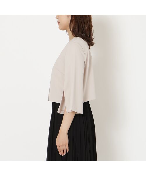 Rose Tiara / ローズティアラ ノーカラージャケット | 【接触冷感/シワになりにくい】ケープジャケット | 詳細10