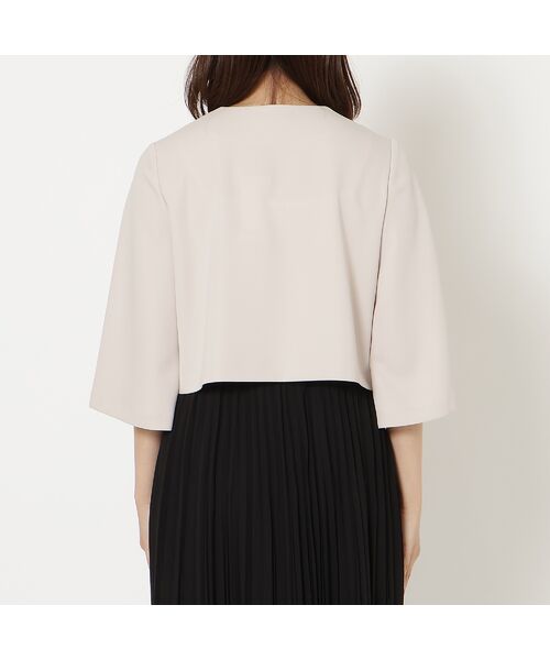 Rose Tiara / ローズティアラ ノーカラージャケット | 【接触冷感/シワになりにくい】ケープジャケット | 詳細11