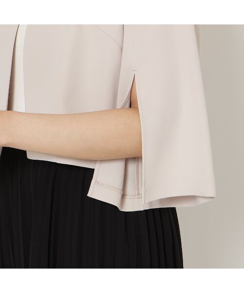 Rose Tiara / ローズティアラ ノーカラージャケット | 【接触冷感/シワになりにくい】ケープジャケット | 詳細14