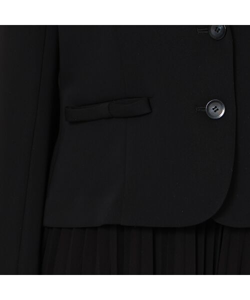 Rose Tiara / ローズティアラ テーラードジャケット | 【接触冷感/シワになりにくい】リボンポケットテーラードジャケット | 詳細11