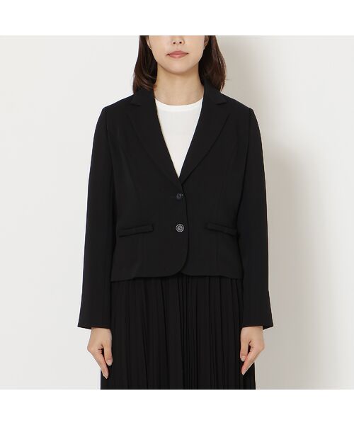 Rose Tiara / ローズティアラ テーラードジャケット | 【接触冷感/シワになりにくい】リボンポケットテーラードジャケット | 詳細4