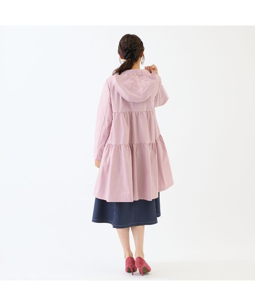 Rose Tiara / ローズティアラ その他アウター | バックティアードフーディコート | 詳細9