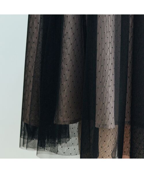 Rose Tiara / ローズティアラ ミニ丈・ひざ丈ワンピース | タフタリボンチュールドッキングワンピース | 詳細13