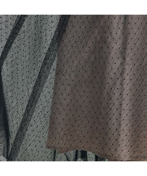 Rose Tiara / ローズティアラ ミニ丈・ひざ丈ワンピース | タフタリボンチュールドッキングワンピース | 詳細14