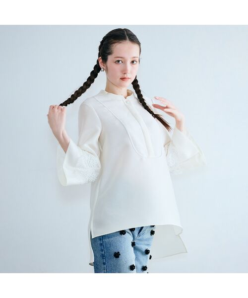 Rose Tiara / ローズティアラ シャツ・ブラウス | デコラティブスリーブハリ感ブラウス | 詳細2