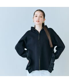 Rose Tiara / ローズティアラ パーカー | フリル付きジップアップパーカー