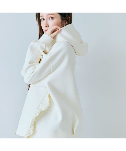 Rose Tiara / ローズティアラ パーカー | フリル付きジップアップパーカー | 詳細2