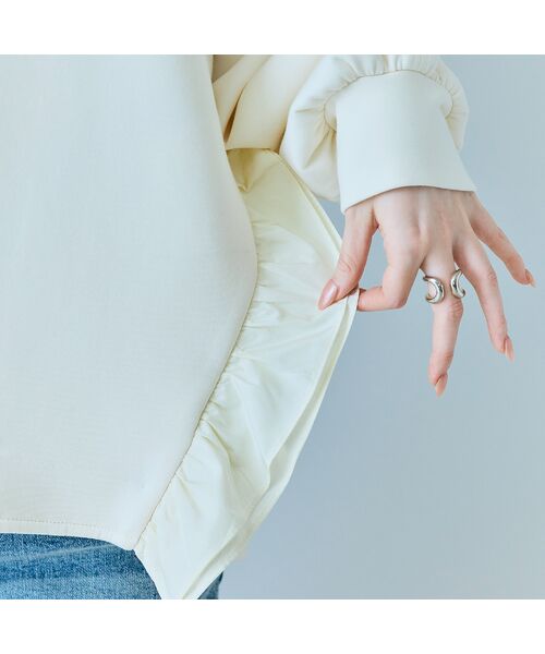 Rose Tiara / ローズティアラ パーカー | フリル付きジップアップパーカー | 詳細7