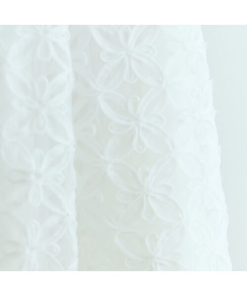 Rose Tiara / ローズティアラ ミニ・ひざ丈スカート | フラワー立体刺繍スカート | 詳細4