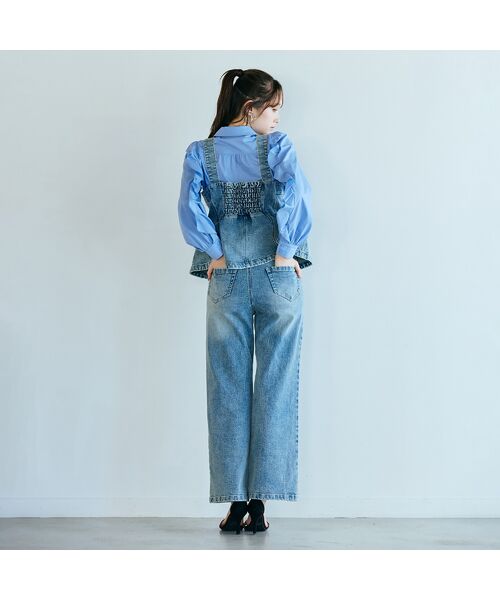 Rose Tiara / ローズティアラ デニムパンツ | ビジュー付きブーツカットデニム | 詳細3