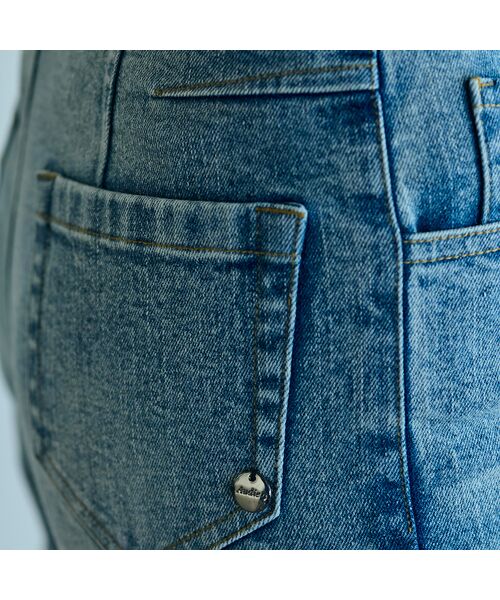 Rose Tiara / ローズティアラ デニムパンツ | ビジュー付きブーツカットデニム | 詳細9