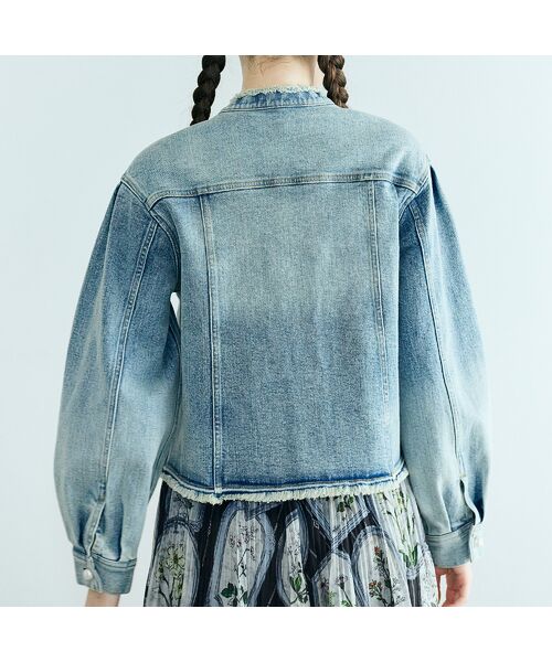 Rose Tiara / ローズティアラ Gジャン・デニムジャケット | パール釦デニムジャケット | 詳細11