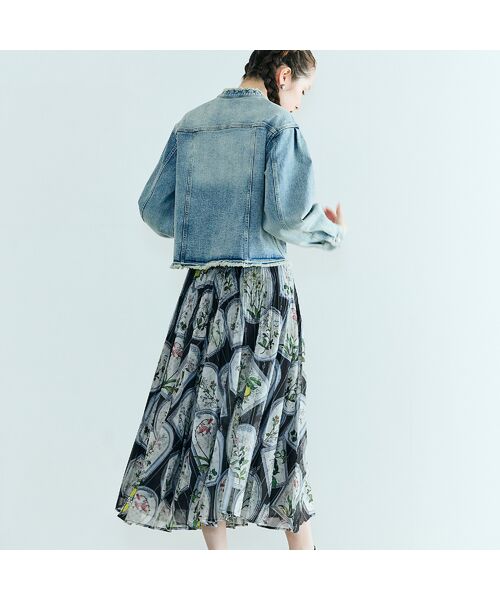 Rose Tiara / ローズティアラ Gジャン・デニムジャケット | パール釦デニムジャケット | 詳細5