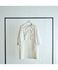 Rose Tiara / ローズティアラ その他アウター | リボンフリルコクーンコートジャケット