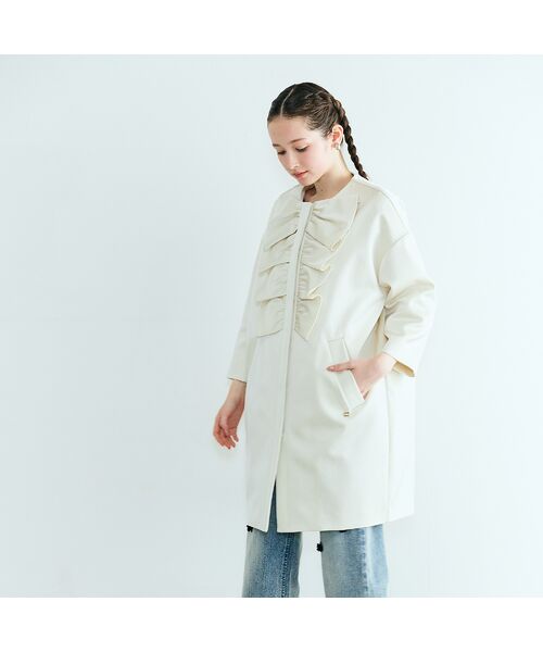 Rose Tiara / ローズティアラ その他アウター | リボンフリルコクーンコートジャケット | 詳細2