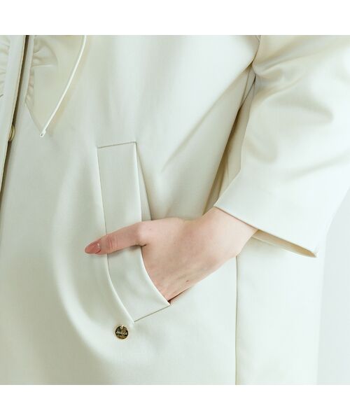 Rose Tiara / ローズティアラ その他アウター | リボンフリルコクーンコートジャケット | 詳細7