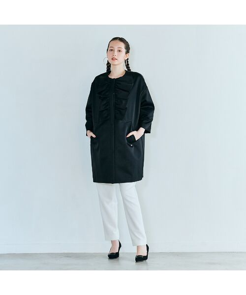 Rose Tiara / ローズティアラ その他アウター | リボンフリルコクーンコートジャケット | 詳細9