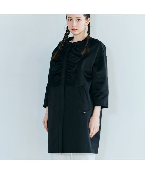 Rose Tiara / ローズティアラ その他アウター | リボンフリルコクーンコートジャケット | 詳細11