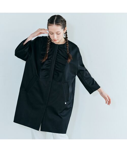 Rose Tiara / ローズティアラ その他アウター | リボンフリルコクーンコートジャケット | 詳細12