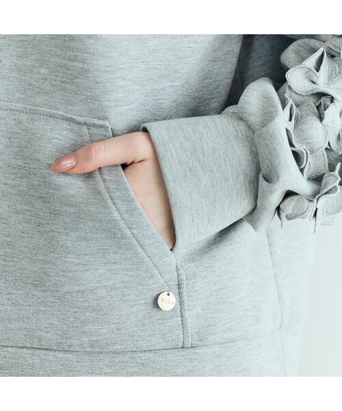 Rose Tiara / ローズティアラ パーカー | フラワーモチーフ付きパーカー | 詳細7