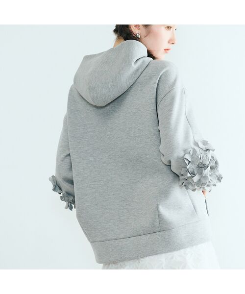 Rose Tiara / ローズティアラ パーカー | フラワーモチーフ付きパーカー | 詳細9