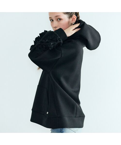 Rose Tiara / ローズティアラ パーカー | フラワーモチーフ付きパーカー | 詳細12