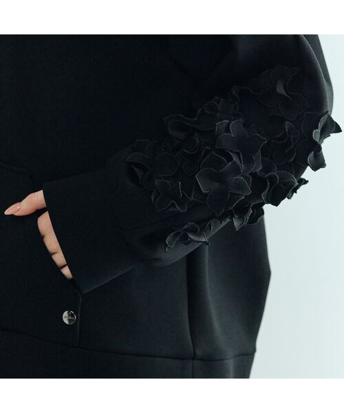 Rose Tiara / ローズティアラ パーカー | フラワーモチーフ付きパーカー | 詳細14