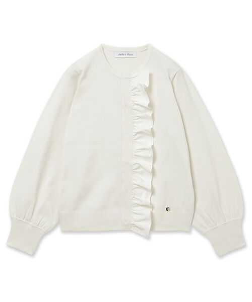 Rose Tiara / ローズティアラ ニット・セーター | フリル付き釦開きカーディガン | 詳細14