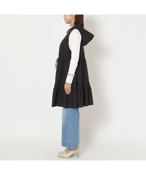 Rose Tiara / ローズティアラ ベスト | 【人気追加】【LIMONTA】【防水/防風/透湿/花粉防止】フレアジレ | 詳細5