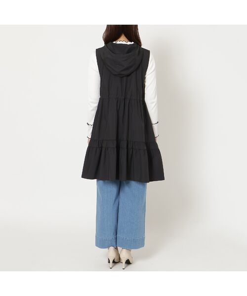 Rose Tiara / ローズティアラ ベスト | 【人気追加】【LIMONTA】【防水/防風/透湿/花粉防止】フレアジレ | 詳細6